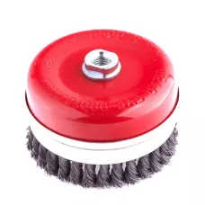 Щетка для УШМ, 125 мм, М14, "чашка", проволока 0,5 мм MATRIX 74674