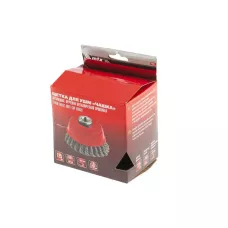 Щетка для УШМ, 125 мм, М14, "чашка", проволока 0,5 мм MATRIX 74683