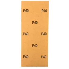 Шлифлист на бумажной основе, P 40, 115 х 280 мм, 5 шт., водостойкий MATRIX 756503