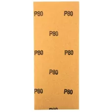 Шлифлист на бумажной основе, P 80, 115 х 280 мм, 5 шт., водостойкий MATRIX 756583