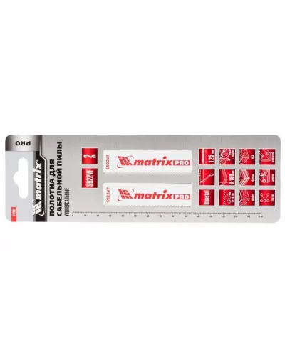 Полотна для сабельной пилы S922VF, 125/1,8-2,5 мм MATRIX 782001