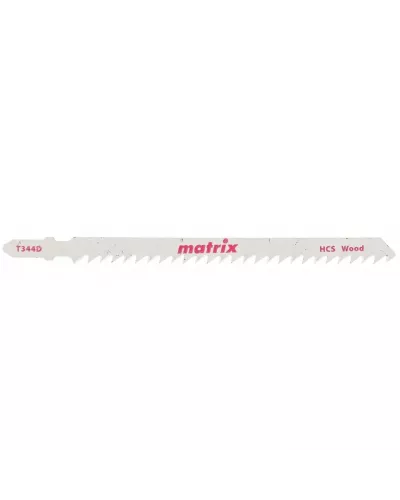 Полотна для электролобзика по дереву,T344D, 110 x 4 мм MATRIX 78221