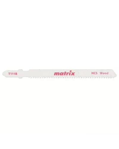 Полотна для электролобзика по дереву,T111B, 75 x 2 мм MATRIX 78225