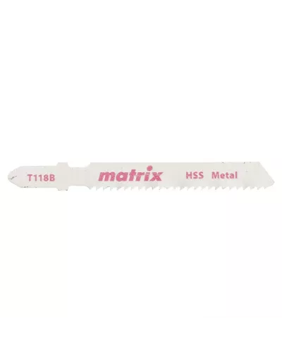 Полотна для электролобзика по металлу,T118B, 50 x 2 мм MATRIX 78229