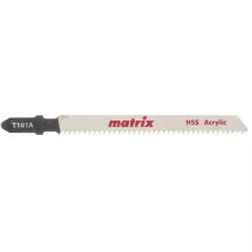 Полотна для электролобзика по пластику, T101A, 72 x 2 мм MATRIX 78232