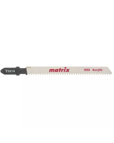 Полотна для электролобзика по пластику, T101A, 72 x 2 мм MATRIX 78232