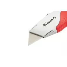 Нож, 18 мм выдвижное трапецивидное лезвие MATRIX 78926