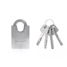 Замок навесной, защищенная дужка 50 мм MATRIX 91804