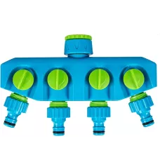 Разветвитель четырехканальный, пластиковый PALISAD 65787