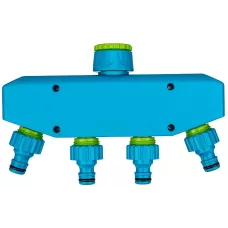 Разветвитель четырехканальный, пластиковый PALISAD 65787