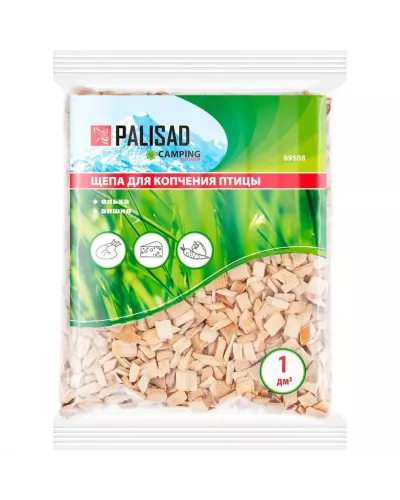 Щепа для копчения птицы ольха + вишня PALISAD 69508