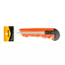 Нож, 18 мм, выдвижное лезвие, металлическая направляющая SPARTA 78973