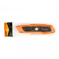 Нож, выдвижное трапециевидное лезвие, двухкомпонентный корпус SPARTA 78978