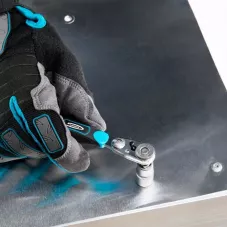 Набор бит и головок торцевых GROSS, 1/4", магнитный адаптер, сталь S2 пластиковый кейс, 26 предм. 11361