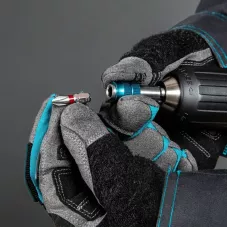 Набор бит GROSS, магнитный адаптер, сталь S2, пластиковый кейс, 32 предм. 11363