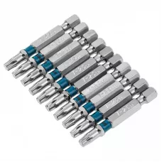 Набор бит GROSS TORX 25х50, сталь S2, 10 шт 11471