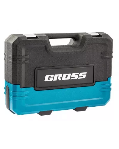 Набор инструментов GROSS 76 предметов, 120 зубьев, CrV1/4, 1/2