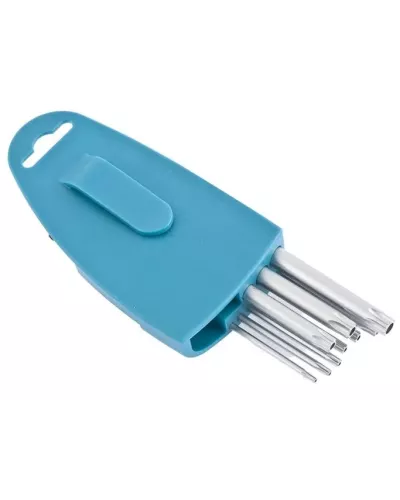 Набор ключей имбусовых GROSS TORX-TT, 9 штук: T10-T50, удлиненные, S2, сатинированные 16407