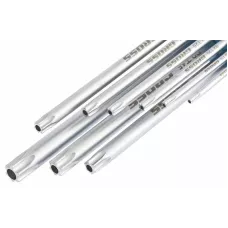 Набор ключей имбусовых GROSS TORX-TT, 9 штук: T10-T50, экстра-длинные, S2, сатинированные 16408