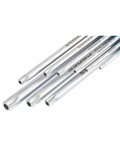 Набор ключей имбусовых GROSS TORX-TT, 9 штук: T10-T50, экстра-длинные, S2, сатинированные 16408
