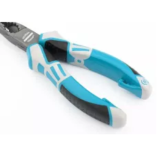 Длинногубцы прямые GROSS 170 мм, трехкомпонентные рукоятки 17170