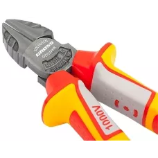 Бокорезы GROSS, диэлектрические рукоятки, до 1000 В, трехкомпонентные рукоятки, 180 мм 17582