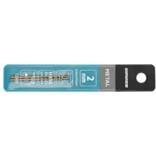 Сверло спиральное по металлу GROSS, 2,0 мм, HSS-Co, 2шт. 72303