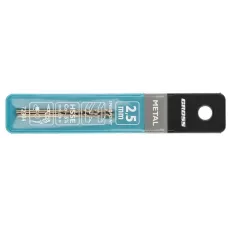 Сверло спиральное по металлу GROSS, 2,5 мм, HSS-Co, 2шт. 72304