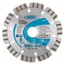 Диск алмазный GROSS 180х22,2 мм., лазерная приварка турбо-сегментов, сухое резание 730067