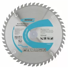 Пильный диск по дереву GROSS 255 x 32/30 x 72Т 73340