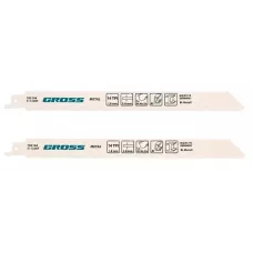 Полотна по металлу GROSS для сабельной пилы 4416 - S1122BF, 210 x 1,8 мм, 2 шт 782104