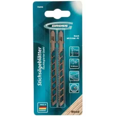 Полотна для электролобзика  по дереву GROSS, улуч. чистый рез, 2 шт. ( 3160 - PC ) 78296