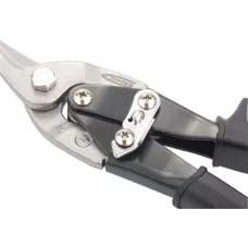 Ножницы по металлу GROSS "PIRANHA", 250мм, прямой и левый рез, сталь-СrMo, двухкомпонентные рукоятки 78321