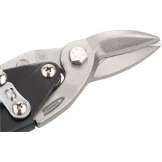 Ножницы по металлу GROSS "PIRANHA", 250мм, прямой и левый рез, сталь-СrMo, двухкомпонентные рукоятки 78321