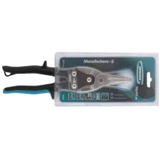 Ножницы по металлу GROSS "PIRANHA", 250мм, прямой рез, сталь - CrMo, двухкомпонентные рукоятки 78325