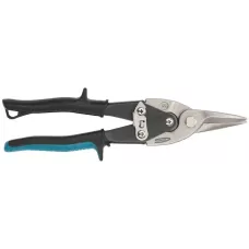 Ножницы по металлу GROSS "PIRANHA", 250мм, прямой рез, сталь - CrMo, двухкомпонентные рукоятки 78325