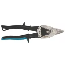 Ножницы по металлу GROSS "PIRANHA", 230мм, прямой усил.рез (BULLDOG), сталь - СrMo, двухкомп. рук-ки 78327