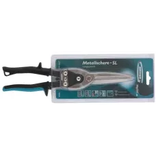 Ножницы по металлу GROSS "PIRANHA", 270мм, прямой проходной рез, сталь-СrMo, двухкомпонентные рукоятки 78329