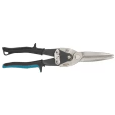 Ножницы по металлу GROSS "PIRANHA", 270мм, прямой проходной рез, сталь-СrMo, двухкомпонентные рукоятки 78329