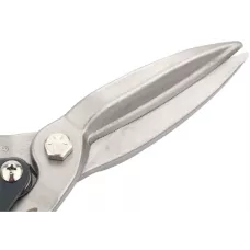 Ножницы по металлу GROSS "PIRANHA", 270мм, прямой проходной рез, сталь-СrMo, двухкомпонентные рукоятки 78329