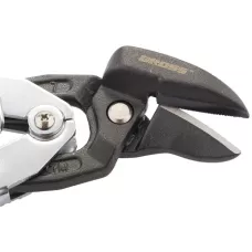 Ножницы по металлу GROSS "PIRANHA", усиленные, 255 мм, прямой и левый рез, сталь-СrMo, двухкомпонентные рукоятки 78349