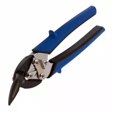 Ножницы по металлу GROSS "PIRANHA", 185мм, прямой и правый рез, сталь-СrM, двухкомпонентные рукоятки 78361