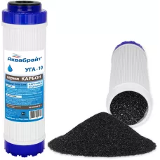 УГА-10, Угольный картридж АКВАБРАЙТ (25 шт. в коробке) В коробке 25 шт. Паллета 900 штук