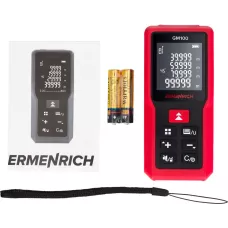 Дальномер Ermenrich Reel GM100 (100м, красный лазер, замеры S/V, углов, +/-, 100знач, 4строки,2xAAA)