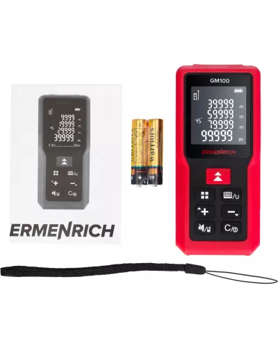 
					Лазерная рулетка Ermenrich Reel PRO GM100									
