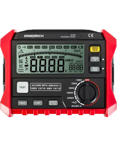 
					Тестер изоляции Ermenrich Ping ET50									