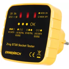 Тестер розеток Ermenrich Zing ST30