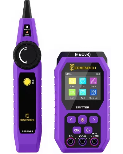 
					Кабельный тестер с мультиметром Ermenrich Ping SM75									