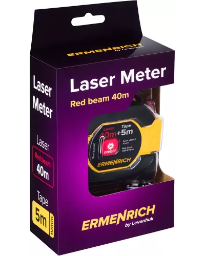 
					Рулетка с лазерным дальномером Ermenrich Reel SLR540									