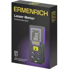 Дальномер Ermenrich Reel GD40 (40м, красный лазер, замеры S/V, +/-, 20знач., 2xAAA) фиолетовый